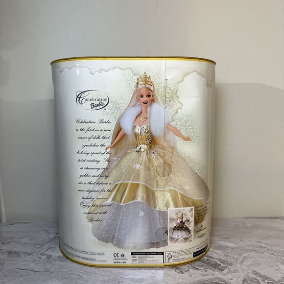 Holiday Celebration Special Edition 2000 Barbie Doll Y2K Holiday Ornament w/ Box - Picture 3 of 10